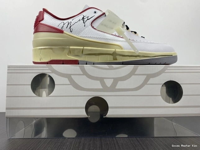Off-White White Retro Jordan DJ4375-106 Red SP Low 2 0723